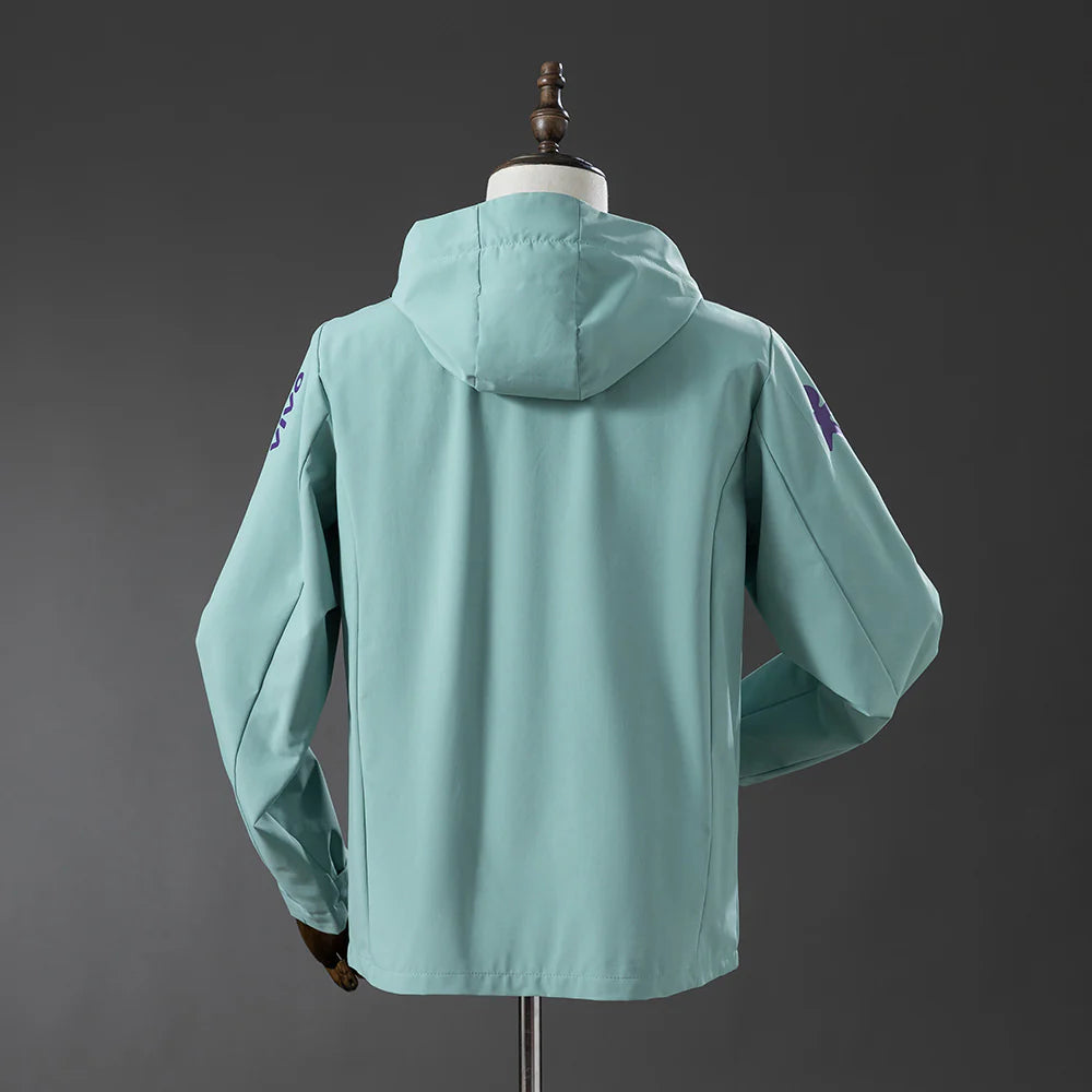 2026 Brazil Windbreaker Green Cyan Jacket