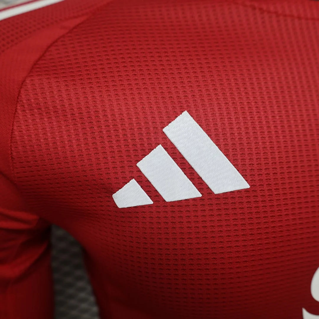 2024/2025 Long Sleeve Player Version Manchester United Home Football Shirt 1:1 Thai Quality