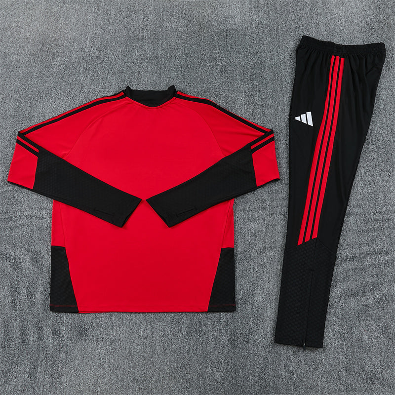 2026/2027 Manchester United Red Half-Pull Tracksuit