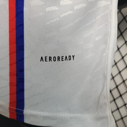 2023/2024 Lyon Home Football Shirt - Player Version