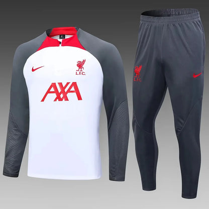 2023/2024 Liverpool Half-Pull Tracksuit Grey 1:1 Thai Quality