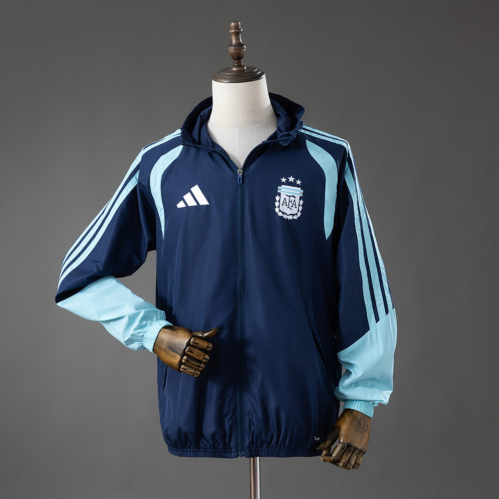 2026/2027 Argentina Blue All Weather Jacket Windbreaker