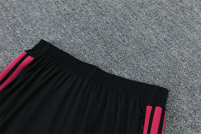 2026/2027 Real Madrid Black Pink Half-Pull Tracksuit