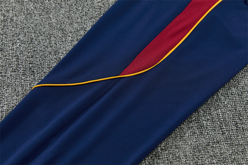 2026/2027 Barcelona Red Blue Half-Pull Tracksuit