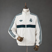 2026/2027 Real Madrid Jacket Retro White Windbreaker