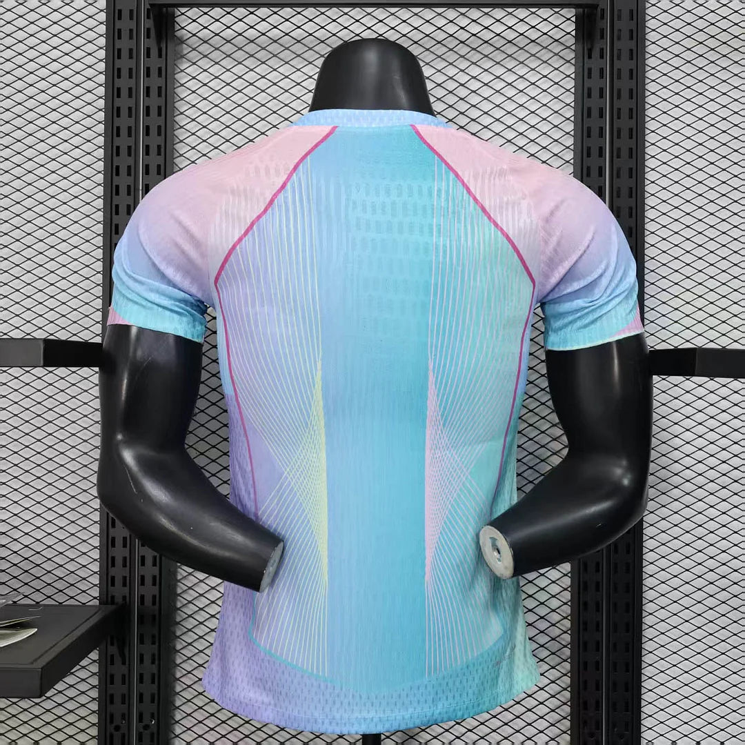 2025/2026 Player Version Barcelona Concept Pink Blue Gradient Football Shirt