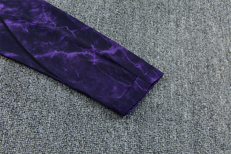 2026/2027 Barcelona Purple Kobe Half-Pull Tracksuit
