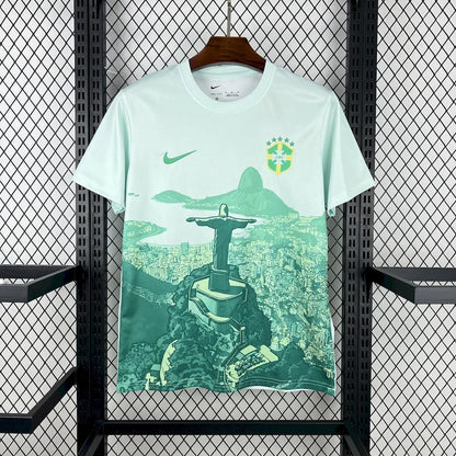 2025 Brazil Special Edition Green Football Shirt