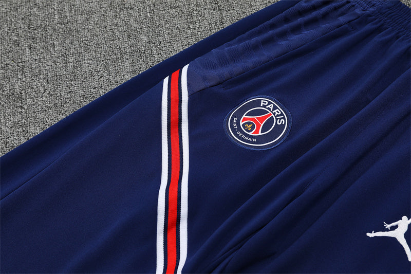 2021/2022 Psg Paris Saint-Germain Half-Pull Tracksuit White