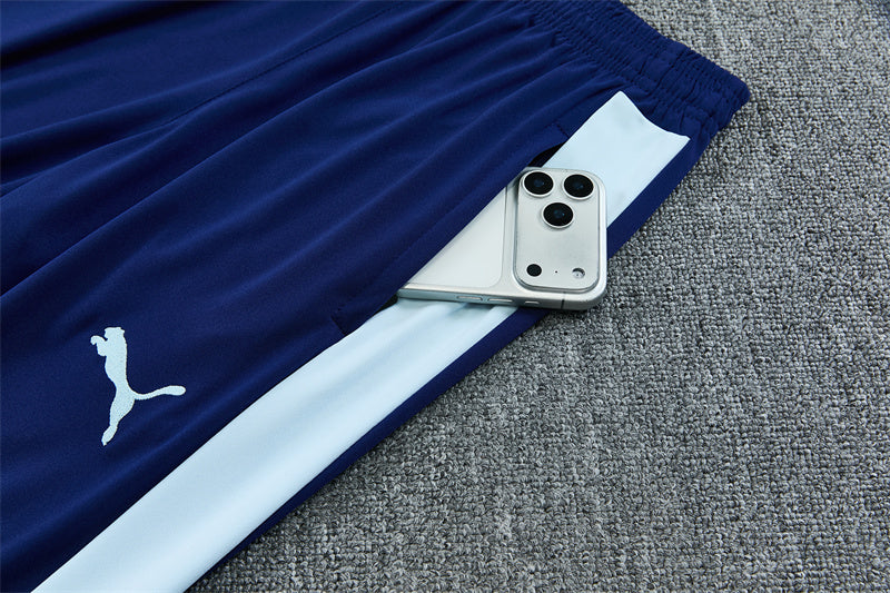 2026/2027 Manchester City Light Blue Half-Pull Tracksuit
