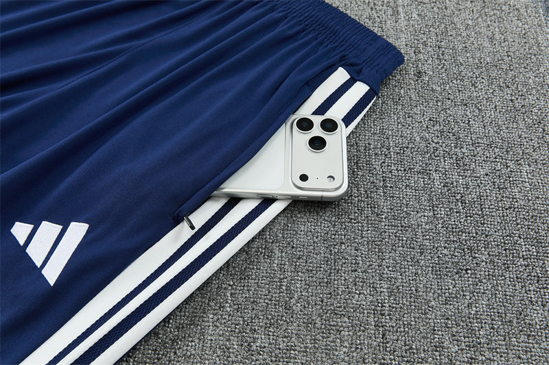 2026/2027 Real Madrid Blue Half-Pull Tracksuit