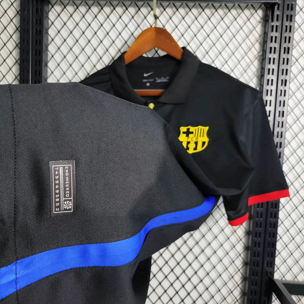 2023/2024 Barcelona POLO Black Shirt