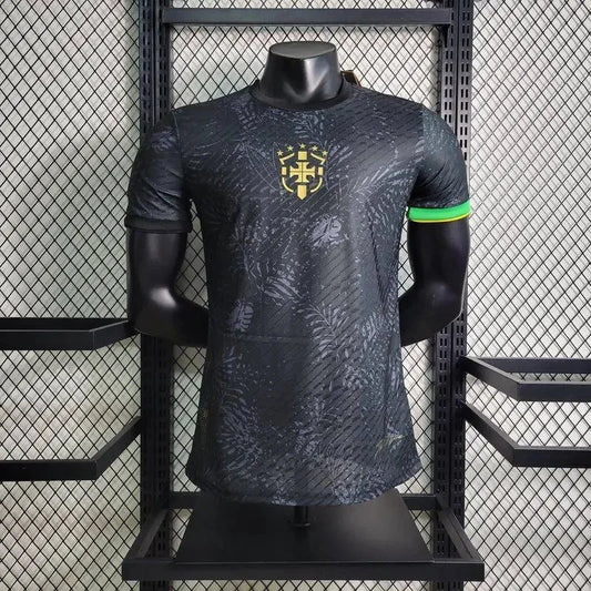 2023 Brazil Special Edition Black Soccer Jersey - Player Version