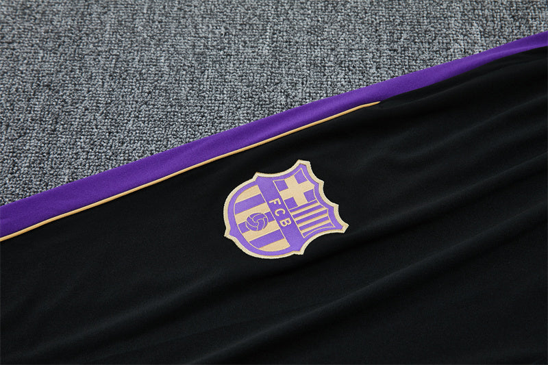 2026/2027 Barcelona Purple Kobe Half-Pull Tracksuit
