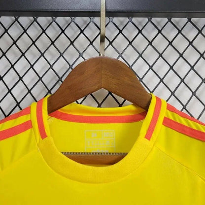 2024 Kids Size Colombia Home Football Shirt 1:1 Thai Quality