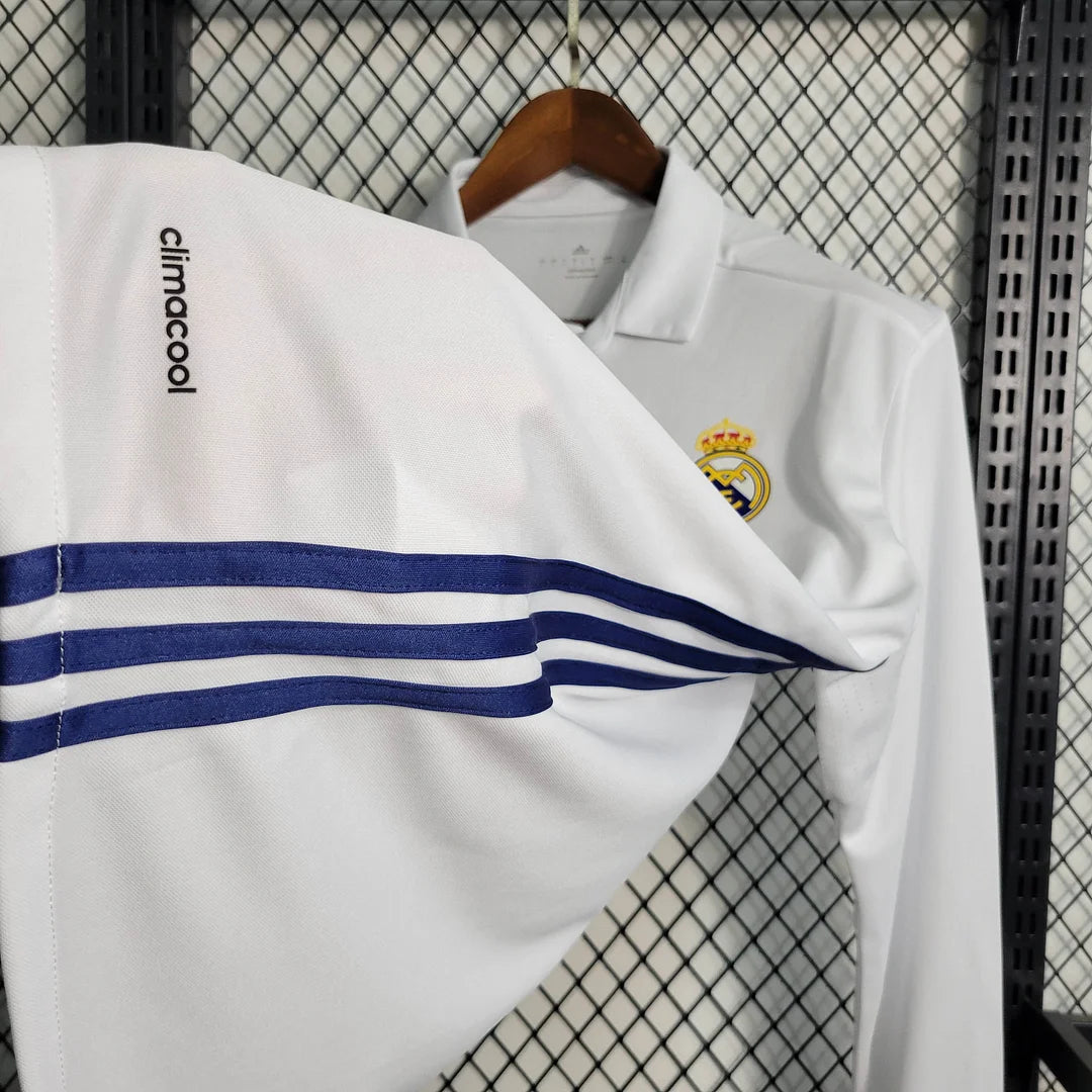 2016/2017 Retro Long Sleeve Real Madrid Home Football Shirt 1:1 Thai Quality