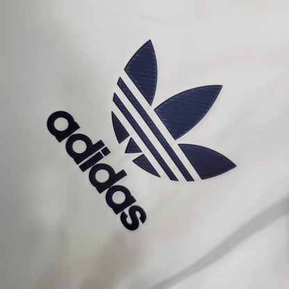 2023/2024 Real Madrid Windbreaker White Blue Soccer Jersey