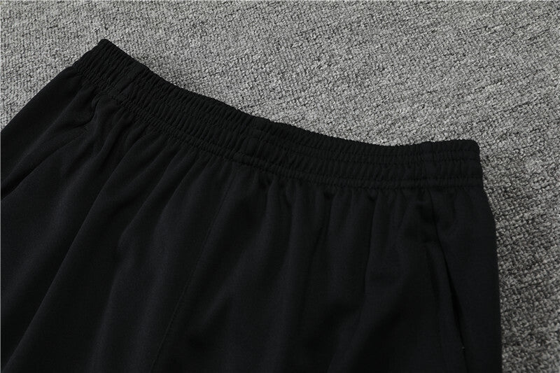 2022/2023 PSG Paris Saint-Germain Full Black Half-Pull Tracksuit