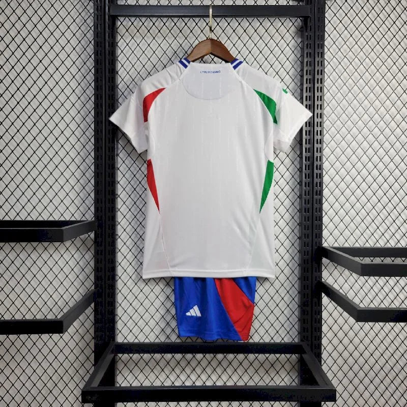 2024 Kids Size Italy Away Soccer Shirt 1:1 Thai Quality