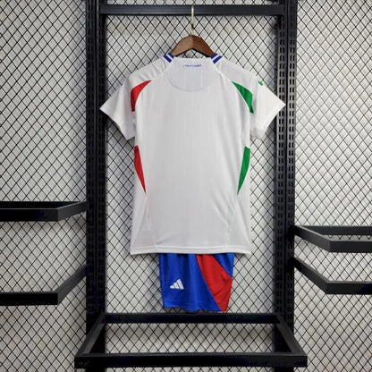 2024 Kids Size Italy Away Soccer Shirt 1:1 Thai Quality