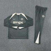 2025/2026 Chelsea Half-Pull Tracksuit Grey
