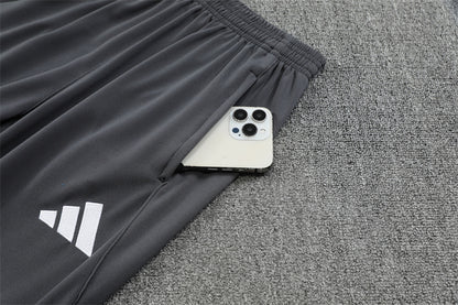 2025/2026 Arsenal Half-Pull Black Grey Tracksuit