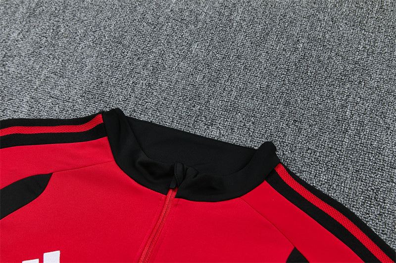 2026/2027 Manchester United Red Half-Pull Tracksuit