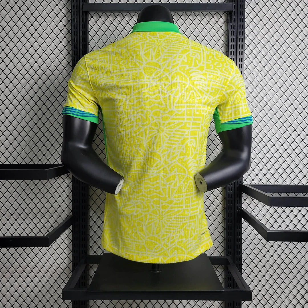 2024 Brazil Home Soccer Jersey - Player Version