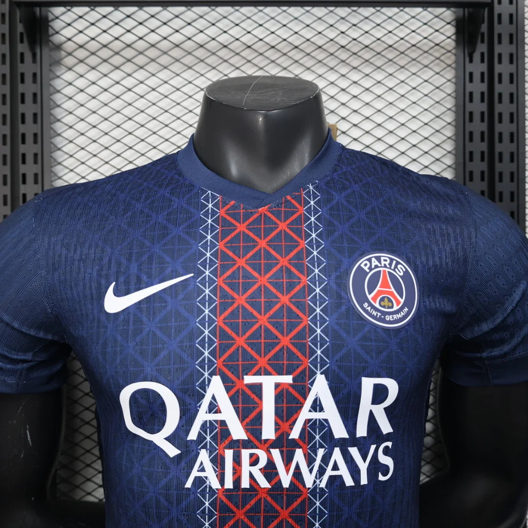2025/2026 Player Version PSG Paris Saint-Germain Home Football Shirt