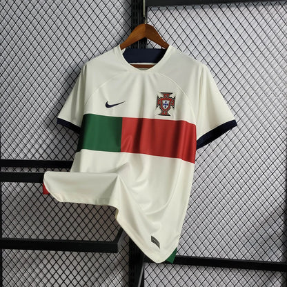 2022 FIFA World Cup Portugal Away Football Shirt