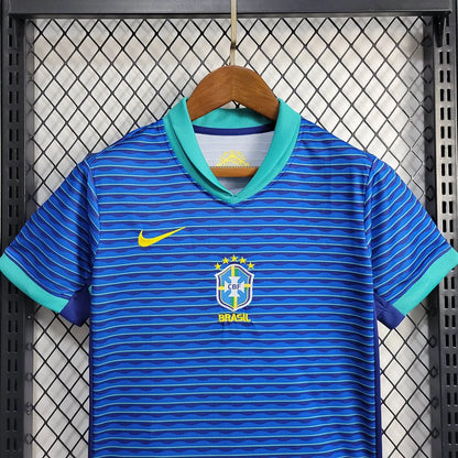 2024 Brazil Away Football Shirt Kids Size 1:1
