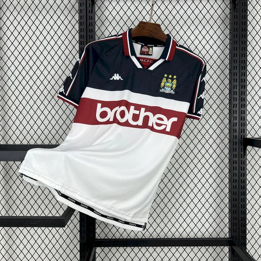 1997/1998 Retro Manchester City Away Football Shirt