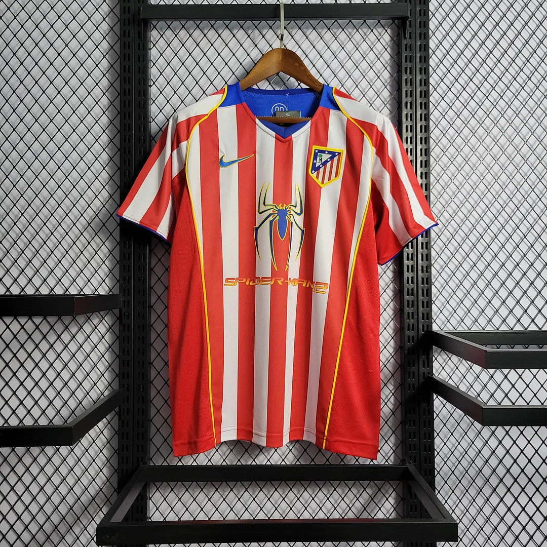 2004/2005 Retro Atletico Madrid Home Soccer Jersey 1:1 Thai Quality