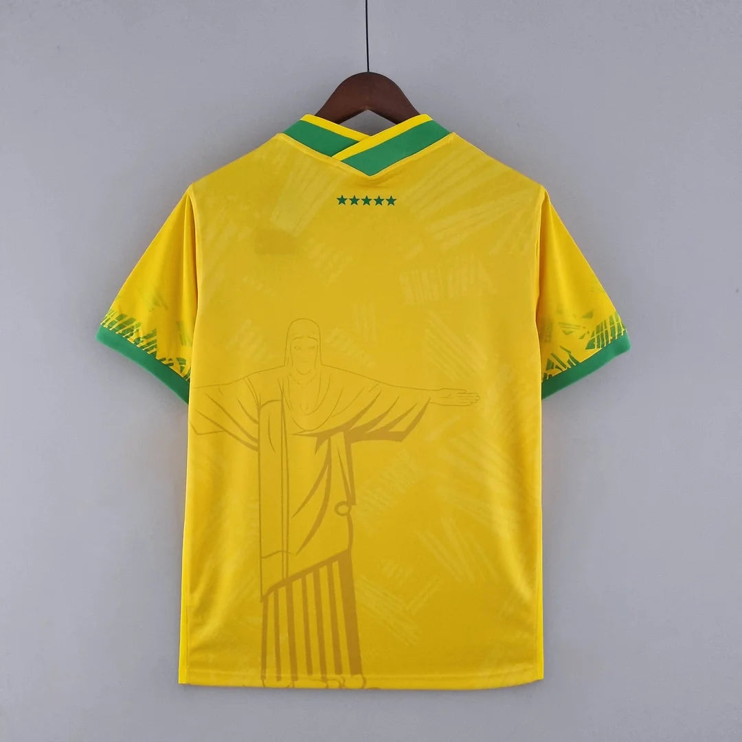 2022 Brazil Classic Soccer Jersey Yellow