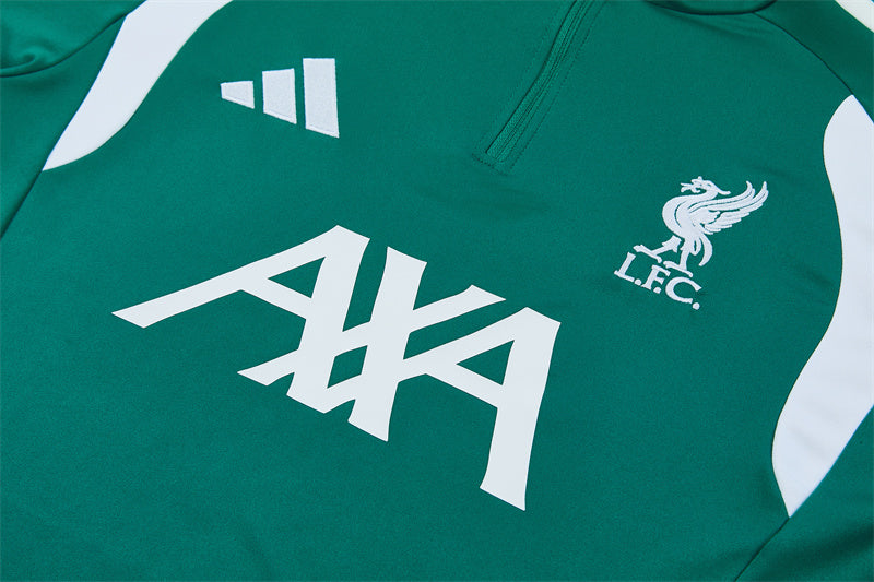 2026/2027 Liverpool Green Half-Pull Tracksuit