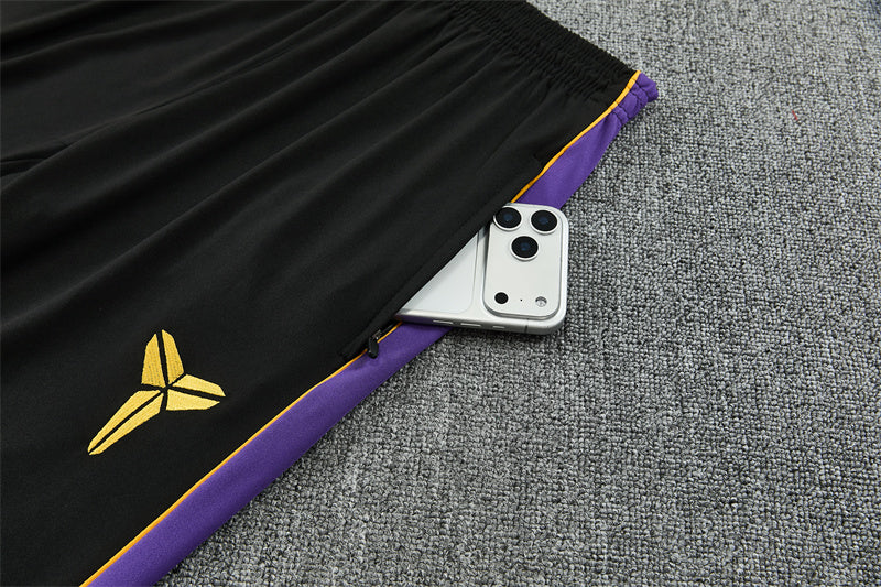 2026/2027 Barcelona Black Purple Half-Pull Tracksuit