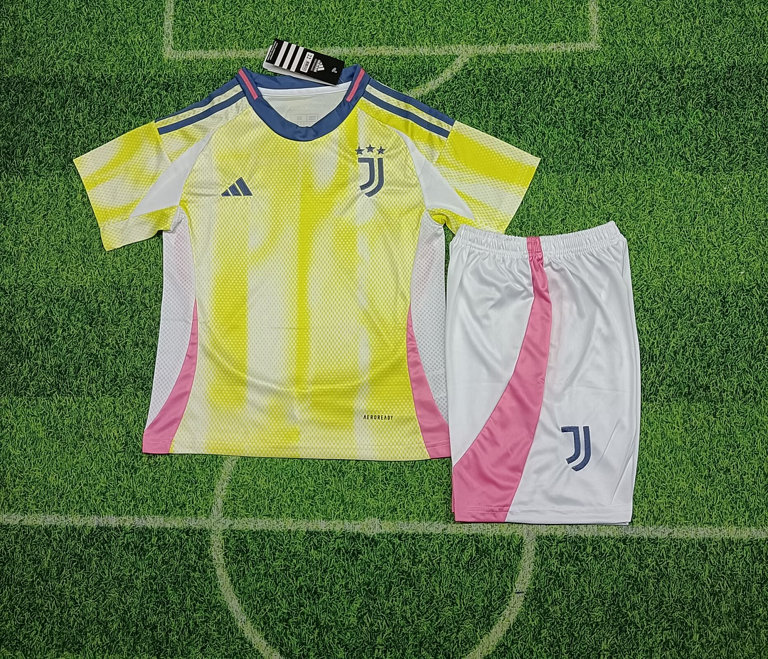 2024/2025 Juventus Away Football Shirt 1:1 Thai Quality Kids Size