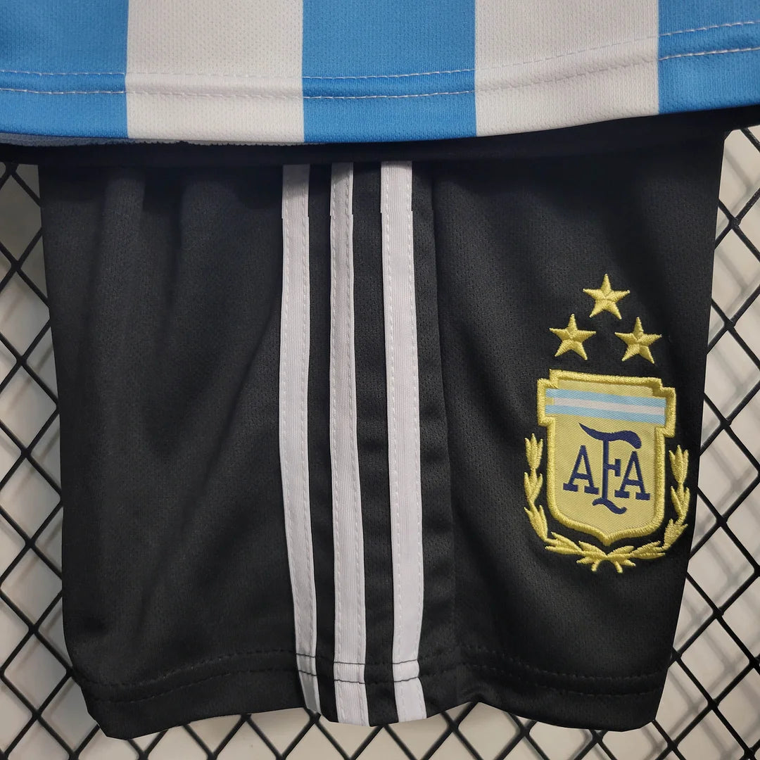 2022 Argentina Home Football Shirt Kids Size