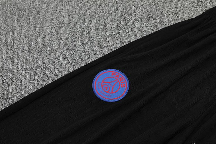 2025/2026 PSG Paris Saint-Germain Black Half-Pull Tracksuit