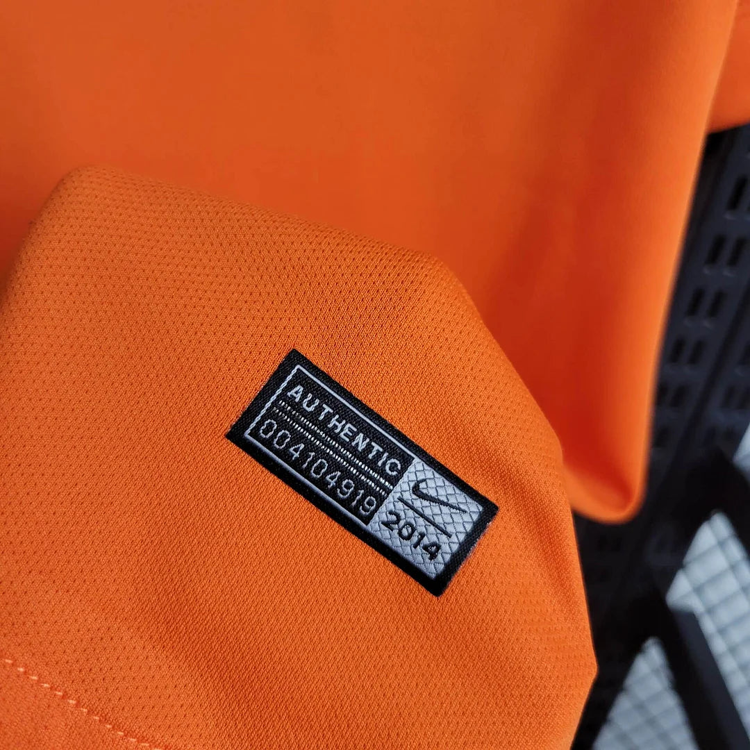 2014 Retro Netherlands Home Football Shirt