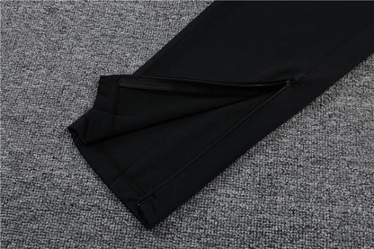 2021/2022 Psg Paris Saint-Germain Half-Pull Tracksuit Black Pink Sleeves