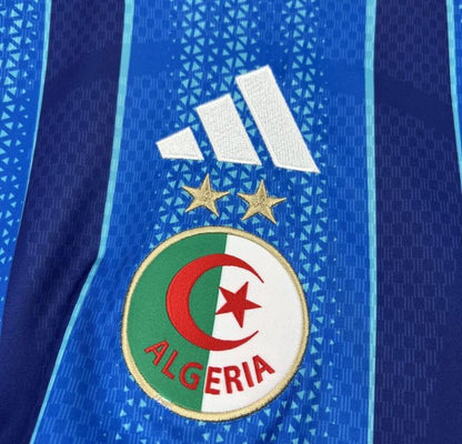 2026 Algeria World Cup Pre-Match Blue Jersey