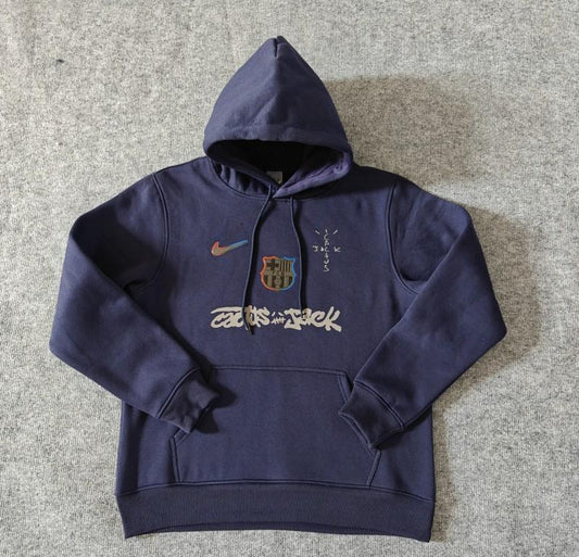 25/26 Barcelona Black Cactus Jack Hoodie Special Edition Purple