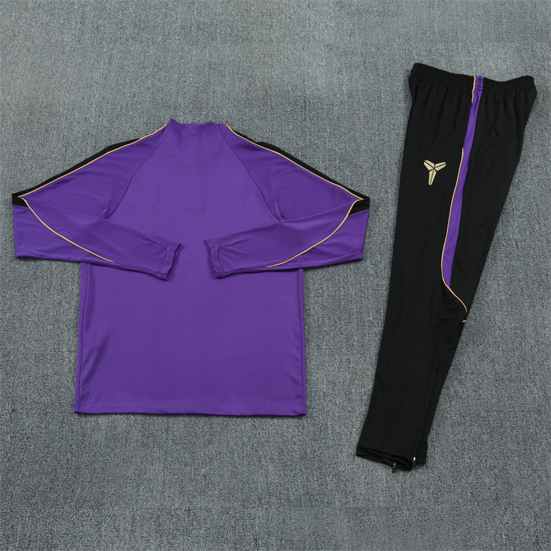 2026/2027 Barcelona Purple Kobe Bryant Half-Pull Tracksuit