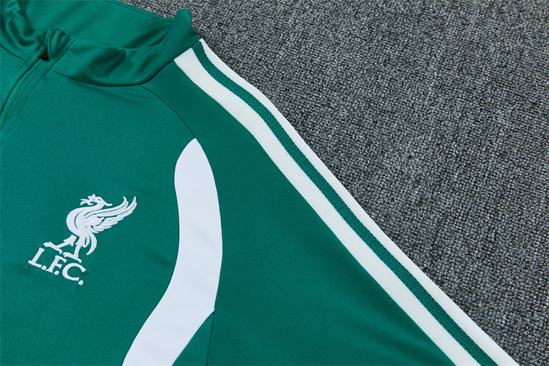 2026/2027 Liverpool Green Half-Pull Tracksuit