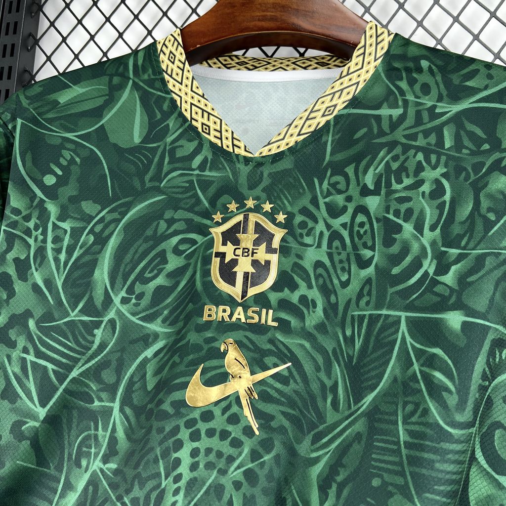 2026 Brazil Arara Green Special Edition Football Shirt