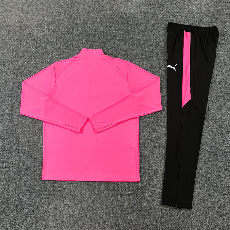 2026/2027 Portugal Pink Half-Pull Tracksuit