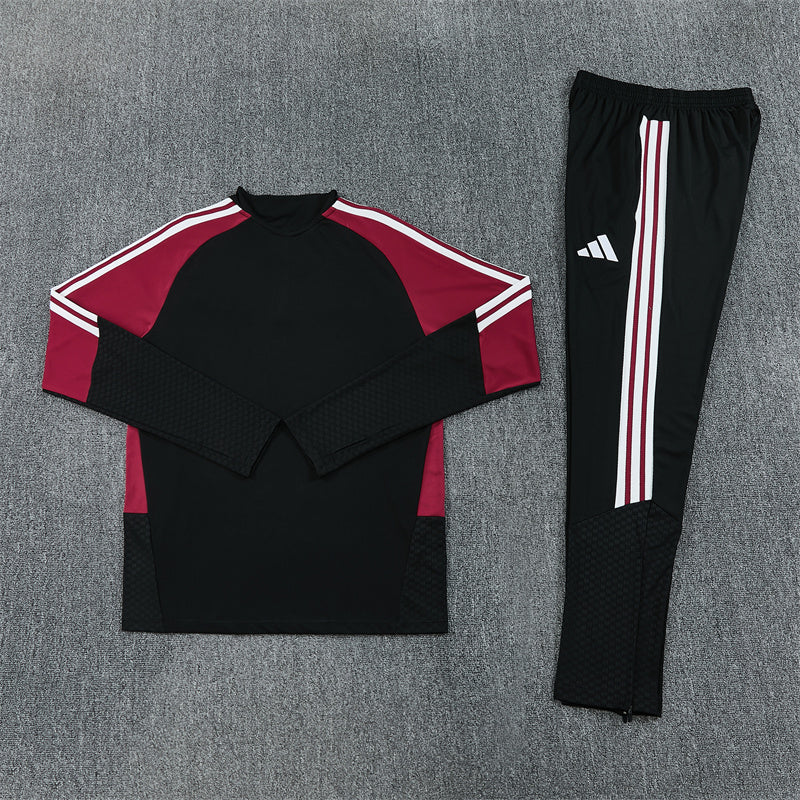 2026/2027 Arsenal Black Half-Pull Tracksuit