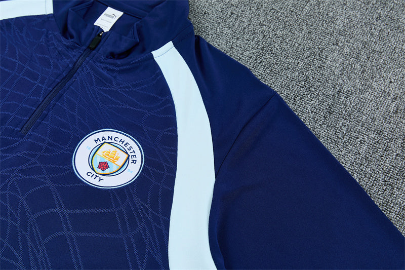 2026/2027 Manchester City Blue Half-Pull Tracksuit