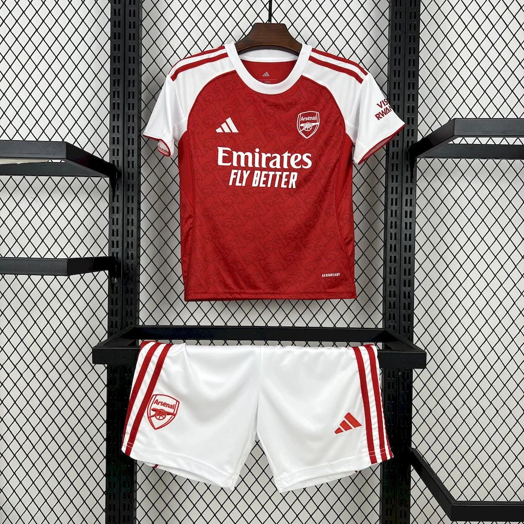 2025/2026 Arsenal Home Football Shirt Kids Size
